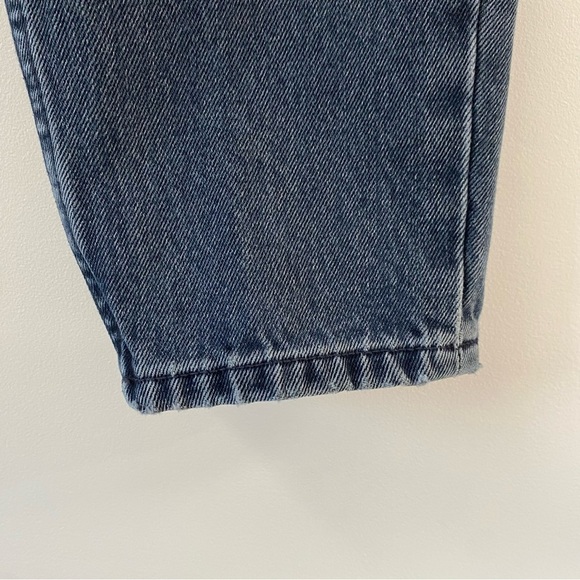 Zara Classic Mom Fit Dark Indigo High Rise Jeans Size 4 - Picture 7 of 9